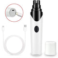 FurFree rechargeable nail grinder with protective cap and USB charging cable